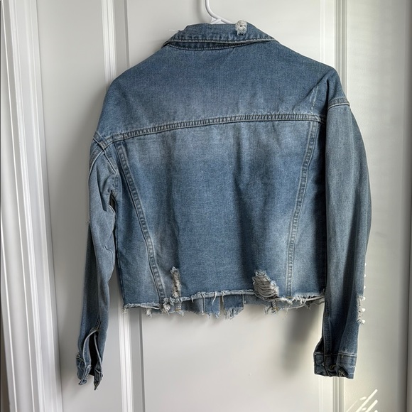 Distressed Denim Jacket - Picture 8 of 8